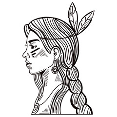 native american girl