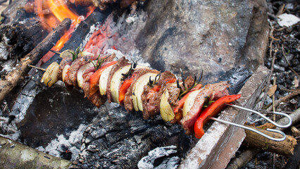 barbecue on the grill