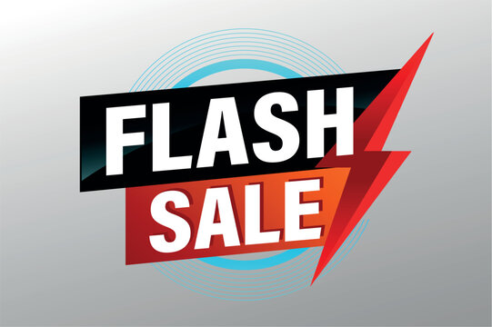 flash sale poster banner graphic design icon logo sign symbol social media website coupon


