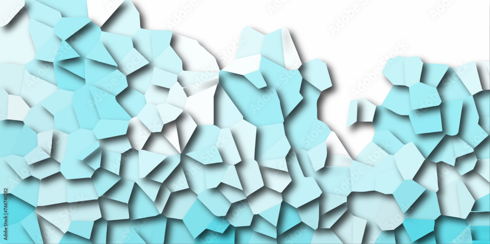 Poster abstract colorful background with polygon or vector frame. texture of geometric shapes with shadows 