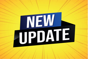 new update poster banner graphic design icon logo sign symbol social media website coupon

