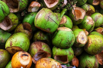 Young coconuts have many health benefits