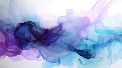 Fototapeta na wymiar light soft blue purple ink cloud smoke abstract background