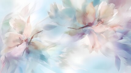 light soft pastel dreamy abstract floral background