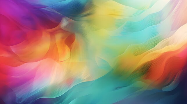 gradient rainbow abstract colorful flowy curve wave background