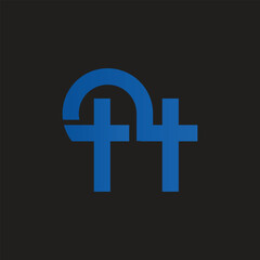 Fototapeta premium Letter tt logo, vector design template 