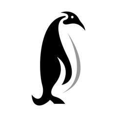 Penguin Vector Logo Design Template