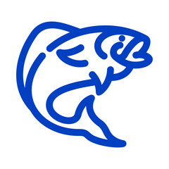 Fish Vector Logo Design Template