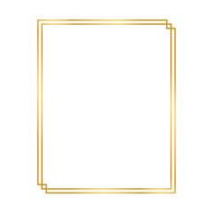 Obraz premium Gold border frame 