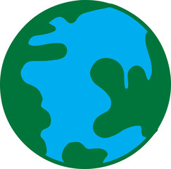 planet earth globe world illustration
