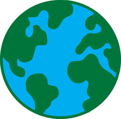 planet earth globe world illustration