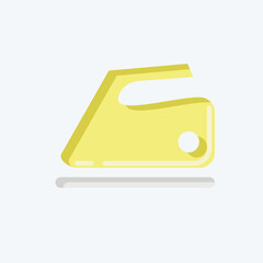 Icon Iron. suitable for education symbol. flat style. simple design editable. design template vector. simple illustration