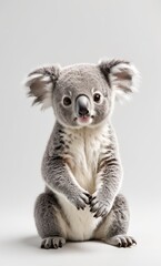 koala isolated white background