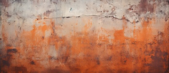 An aged and deteriorated wall displaying peeling and chipped paint, showing signs of wear and tear