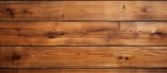 Detailed view capturing the texture of a wooden wall treated with a rich brown stain for a warm and rustic appearance