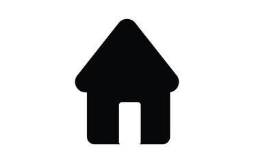 Vector home icon. symbol of house or building with trendy flat style icon for web site design, logo, app, UI isolated on white background 5 4 3