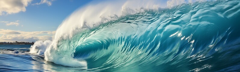 ocean waves rolling - obrazy, fototapety, plakaty