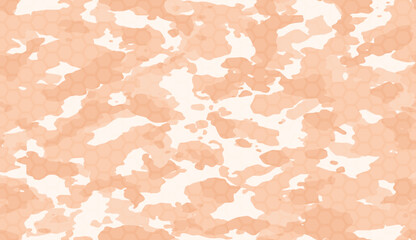 Seamless pink hex camouflage pattern vector - 766765089