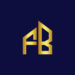 letter real estate logo design