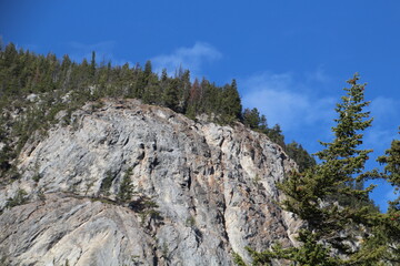 Rocky Cliff Above Us, Banff National Park, Alberta