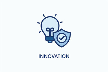 Innovation vector, icon or logo sign symbol illustration