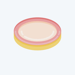 Icon Lens Filter. related to Photography symbol. flat style. simple design editable. simple illustration