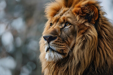 Obraz premium portrait of an African lion. beasts of prey. fauna and biology