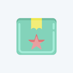 Icon Best Buy. related to Contactless symbol. Flat Style. simple design editable. simple illustration