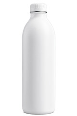 White water bottle mockup, plastic bottle, png file of isolated cutout object on transparent background.