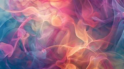 Obraz premium pastel power: a beautiful cloud in pastel tones radiating energy as a dynamic background pattern