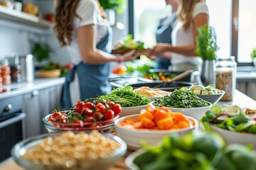 Professional Photography of a Personal Trainer Providing Nutritional Guidance and Meal Planning Advice, Generative AI