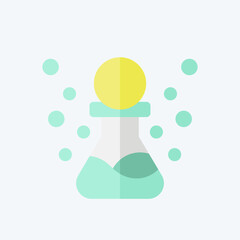 Icon Technetium. related to Nuclear symbol. flat style. simple design editable. simple illustration