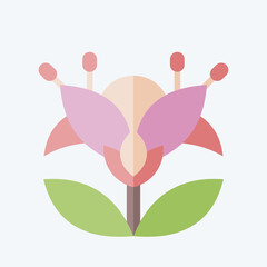 Icon Botanical. related to Apiary symbol. flat style. simple design editable. simple illustration