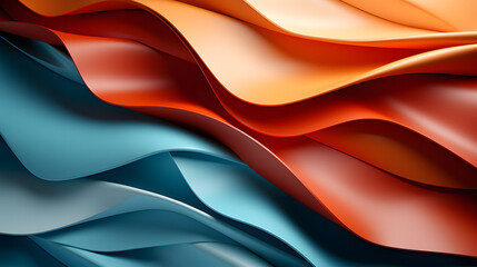 volumetric brightly colored chaotic abstract waves. abstract background geometric texture....