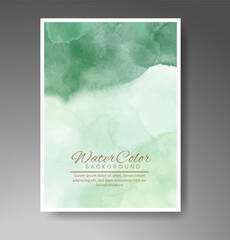 Cover template with watercolor background. Design for your cover, date, postcard, banner, logo.