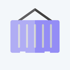 Icon Container. related to Building Material symbol. flat style. simple design editable. simple illustration