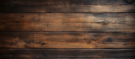 A close-up shot of a weathered wooden wall set against a dark background