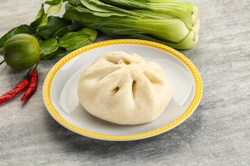 Chinese steamed bun Dim sum