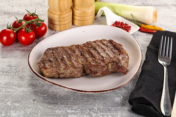 Rib eye steak grilled beef