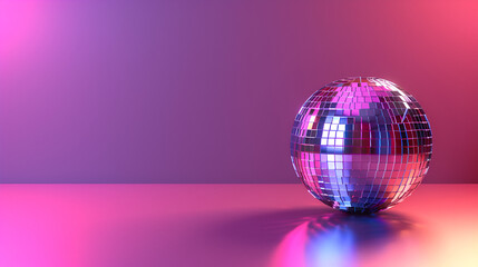 glitter disco ball , generative ai