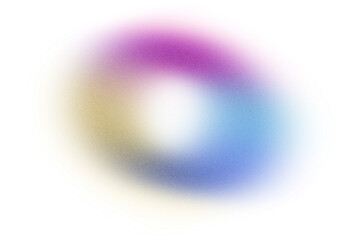 Abstract blurry shapes with gradient colors and noise