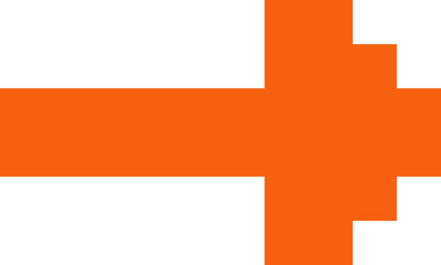 Obraz premium Arrow Pixel Art