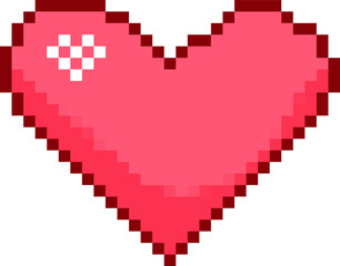 Heart Pixel Illustration