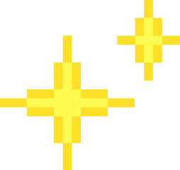 Pixel Sparkles Icon