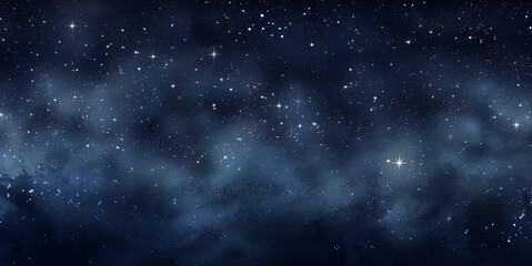 Night sky, stars and Milky Way. Abstract background.  - obrazy, fototapety, plakaty