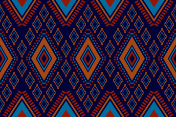 Ethnic pattern.beautiful pattern. folk embroidery,bohemian style,aztec geometric art ornament print.ethnic abstract Inkatha art.Seamless fabric.design for fabric, carpet, wallpaper, clothing	