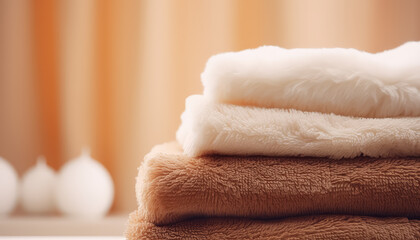 Fresh towels smell fresh after washing - obrazy, fototapety, plakaty