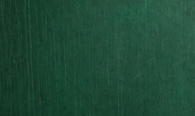 Abstract texture of green chalkboard background texture with copy space. Design concept for school education, dark wall backdrop , design template.