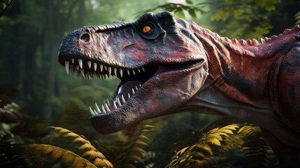 Discover the ancient world of dinosaurs through intricate digital art