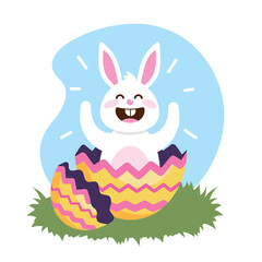 easter bunny decorative isolated